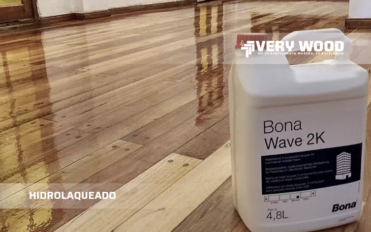 Hidrolaqueado de Eucalipto con Bona Wave - Verywood Pisos de Madera