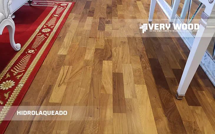 Hidrolaqueado tono natural con Bona Mega Natural - Verywood Pisos de Madera